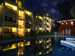 new block night view