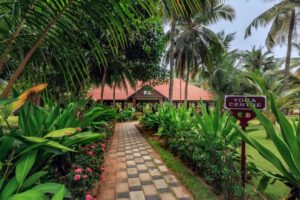 Pathway to Yoga Hall