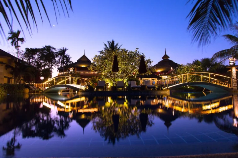 Mangosteen Resort and Ayurveda Spa at Night-X3